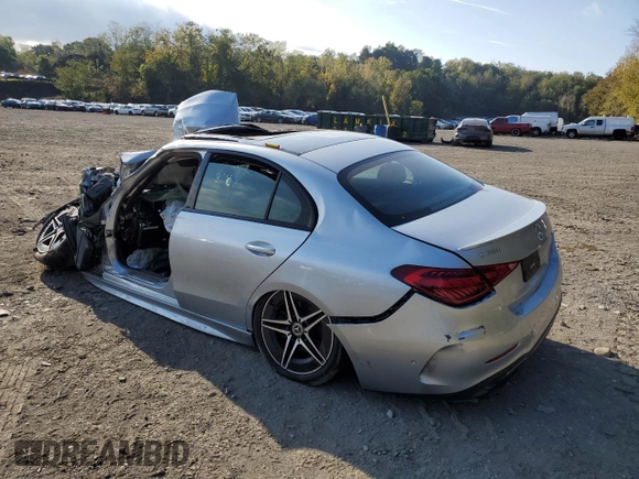 2022 Mercedes-Benz C 300 with VIN W1KAF4HB9NR010440, listed as a Copart auction lot 73680684 with Not Provided miles and Non Repairable. Bid and sale history available at DreamBid. Image 2.