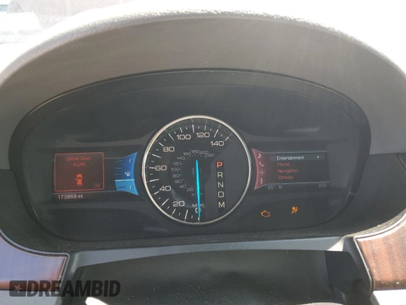 2011 Ford Edge Limited with VIN 2FMDK3KC3BBA70352, listed as a Copart auction lot 53895305 with 173,868 mi miles and Salvage title. Bid and sale history available at DreamBid. Image 9.
