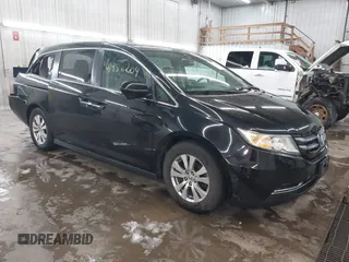 2015 Honda Odyssey with VIN 5FNRL5H6XFB019430, listed as a IAAI auction lot 41954209 with 161,389 mi miles and . Bid and sale history available at DreamBid. Image 1.
