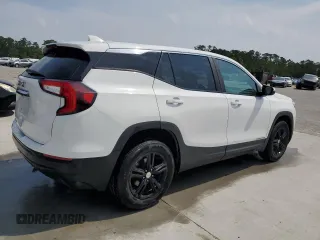 2022 GMC Terrain SLE with VIN 3GKALMEV7NL111764, listed as a Copart auction lot 57487815 with 47,373 mi miles and Salvage title. Bid and sale history available at DreamBid. Image 3.