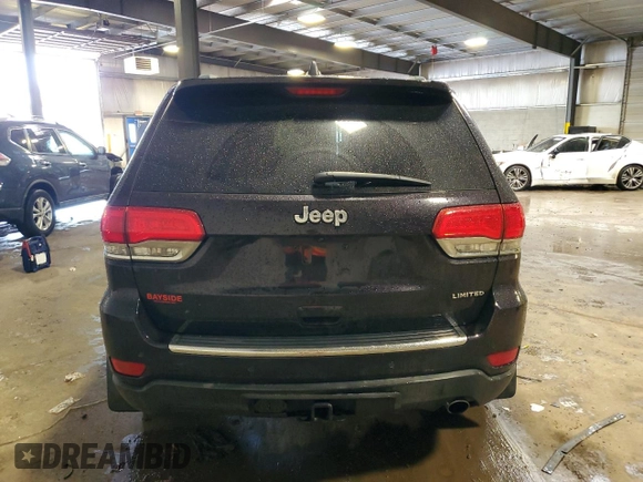 2019 Jeep Grand Cherokee Limited with VIN 1C4RJEBG2KC689827, listed as a Copart auction lot 56872615 with 96,376 mi miles and Salvage title. Bid and sale history available at DreamBid. Image 6.