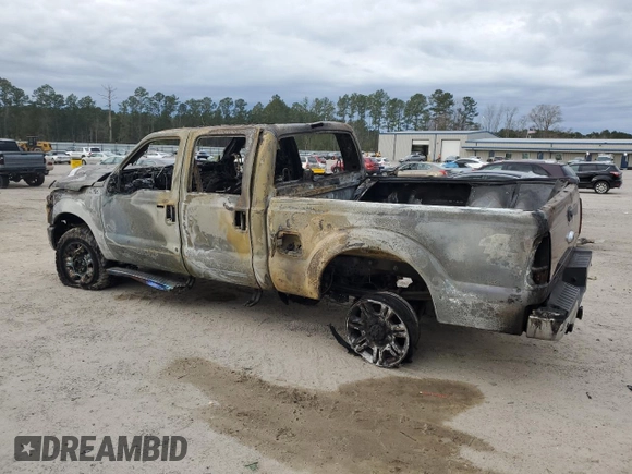 2016 Ford F-250 Lariat with VIN 1FT7W2BT7GEB47588, listed as a Copart auction lot 41475255 with Not provided miles and Salvage title. Bid and sale history available at DreamBid. Image 2.