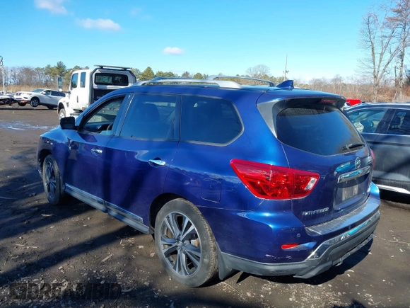 2020 Nissan Pathfinder Platinum with VIN 5N1DR2DM6LC575993, listed as a IAAI auction lot 41418213 with 39,525 mi miles. Bid and sale history available at carsss.com. Image 14.