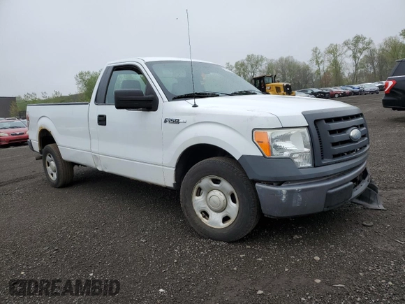 2009 Ford F-150 XL with VIN 1FTRF12W89KB80567, listed as a Copart auction lot 55315305 with 144,411 mi miles and Salvage Title. Bid and sale history available at carsss.com. Image 4.