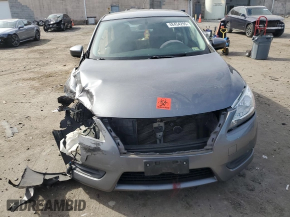 2015 Nissan Sentra SV with VIN 3N1AB7AP7FY343487, listed as a Copart auction lot 48454295 with 69,990 mi miles and Salvage Title. Bid and sale history available at carsss.com. Image 5.