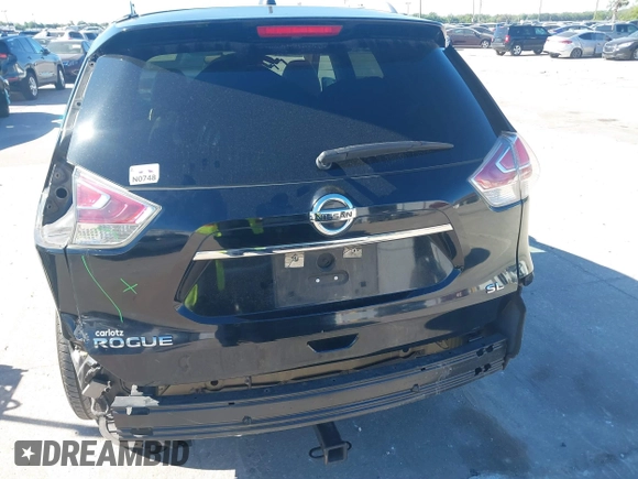 2015 Nissan Rogue SL with VIN 5N1AT2MT6FC755975, listed as a IAAI auction lot 41816748 with 141,648 mi miles. Bid and sale history available at carsss.com. Image 17.