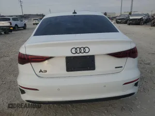 2022 Audi A3 Premium Plus with VIN WAUHUDGY0NA020919, listed as a Copart auction lot 78443844 with 38,825 mi miles and Salvage Title. Bid and sale history available at carsss.com. Image 6.