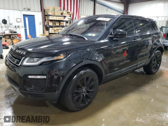2019 Land Rover Range Rover Evoque SE with VIN SALVP2RX4KH327933, listed as a Copart auction lot 46144205 with 68,086 mi miles and Salvage title. Bid and sale history available at DreamBid. Image 1.