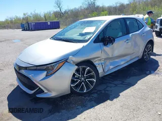 2022 Toyota Corolla Hatchback XSE with VIN JTNC4MBE1N3183637, listed as a IAAI auction lot 41802912 with 19,789 mi miles. Bid and sale history available at carsss.com. Image 17.