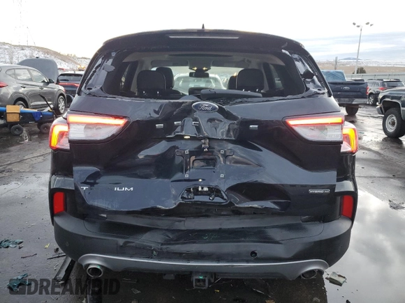 2021 Ford Escape Titanium Hybrid with VIN 1FMCU9DZ3MUA77020, listed as a Copart auction lot 42781755 with 45,201 mi miles and Salvage title. Bid and sale history available at DreamBid. Image 6.