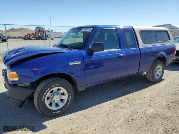 2006 Ford Ranger STX with VIN 1FTYR44E46PA38871, listed as a Copart auction lot 57675114 with 264,692 mi miles and Salvage Title. Bid and sale history available at carsss.com. Image 1.