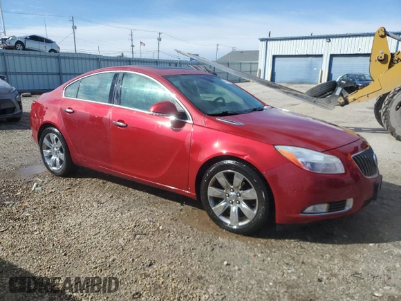 2012 Buick Regal Turbo Premium 1 with VIN 2G4GS5EV3C9210270, listed as a Copart auction lot 49431865 with 129,996 mi miles and Salvage title. Bid and sale history available at DreamBid. Image 4.