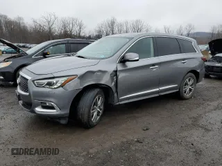 2020 Infiniti QX60 LUXE with VIN 5N1DL0MM3LC524781, listed as a Copart auction lot 49913095 with 84,913 mi miles and Salvage Title. Bid and sale history available at carsss.com. Image 1.