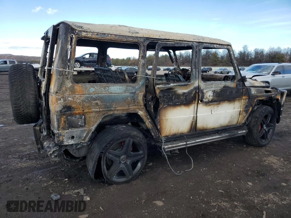 2017 Mercedes-Benz G-Class AMG G 63 with VIN WDCYC7DF1HX272944, listed as a Copart auction lot 44107605 with 0 mi miles and Salvage Title. Bid and sale history available at carsss.com. Image 3.