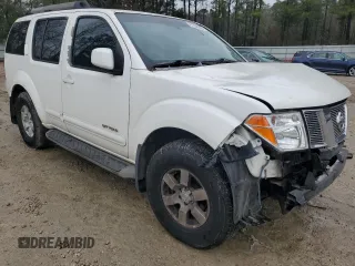 2005 Nissan Pathfinder XE with VIN 5N1AR18W75C731602, listed as a Copart auction lot 81708433 with Not provided miles and Salvage title. Bid and sale history available at DreamBid. Image 4.