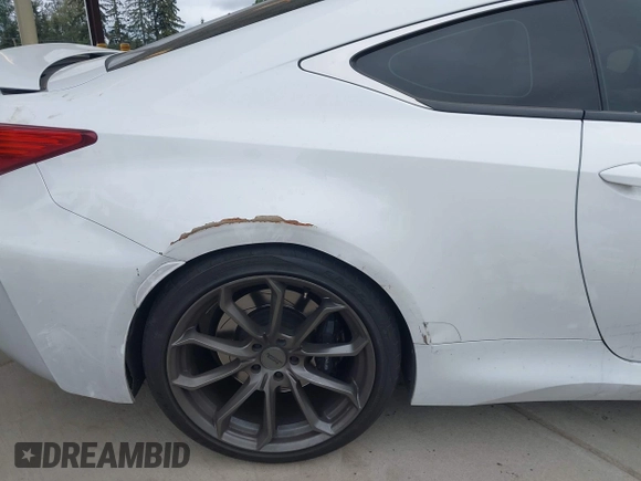2015 Lexus RC F F z VIN JTHHP5BC9F5001712, wystawiony jako IAAI lot #42260828 z przebiegiem 48 802 mil mil oraz . Historia ofert i sprzedaży dostępna na DreamBid. Obrazek 6.