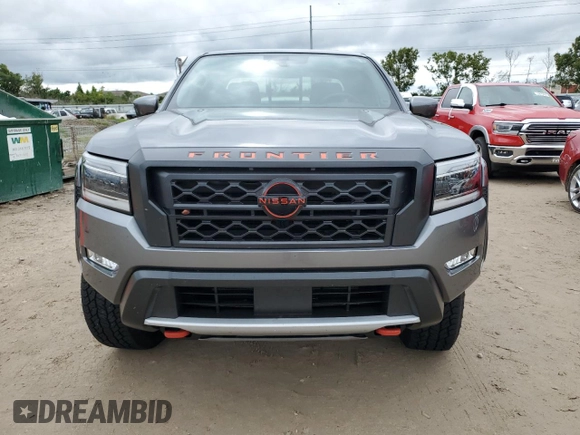2023 Nissan Frontier PRO-4X with VIN 1N6ED1EK2PN663980, listed as a Copart auction lot 74612904 with 0 mi miles and Non Repairable. Bid and sale history available at carsss.com. Image 5.