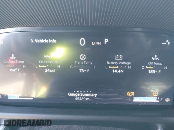 2024 Jeep Wagoneer Series II with VIN 1C4SJSBPXRS101317, listed as a IAAI auction lot 41571929 with 45,489 mi miles and . Bid and sale history available at DreamBid. Image 7.