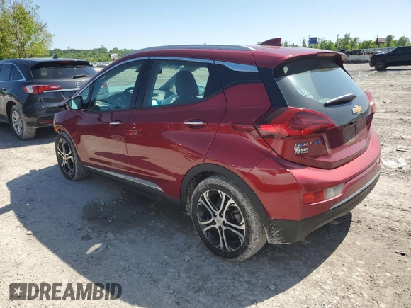 2019 Chevrolet Bolt EV Premier with VIN 1G1FZ6S0XK4136026, listed as a Copart auction lot 56535835 with 107,710 mi miles and Salvage title. Bid and sale history available at DreamBid. Image 2.