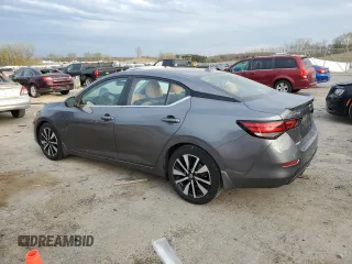 2021 Nissan Sentra SV with VIN 3N1AB8CV8MY330570, listed as a Copart auction lot 54717645 with 18,223 mi miles and Salvage Title. Bid and sale history available at carsss.com. Image 2.