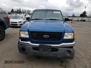 2001 Ford Ranger XL Fleet with VIN 1FTZR15E41PA65773, listed as a Copart auction lot 46953075 with 271,463 mi miles and Salvage Title. Bid and sale history available at carsss.com. Image 5.