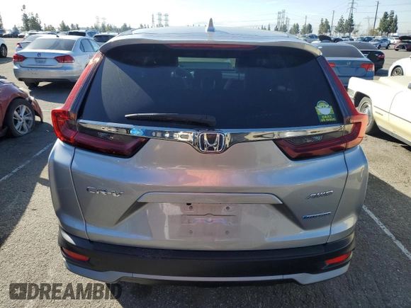 2020 Honda CR-V EX with VIN 7FART6H58LE011954, listed as a Copart auction lot 46281645 with 21,015 mi miles and Salvage Title. Bid and sale history available at DreamBid. Image 6.