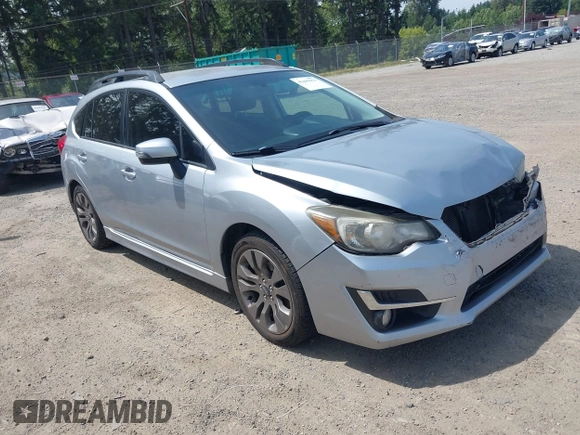 2015 Subaru Impreza Special Sports Premium z VIN JF1GPAT61FH267583, wystawiony jako IAAI lot #42489955 z przebiegiem 178 993 mil mil oraz . Historia ofert i sprzedaży dostępna na DreamBid. Obrazek 1.