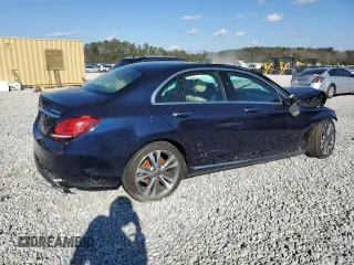 2021 Mercedes-Benz C 300 with VIN W1KWF8EB4MR606541, listed as a Copart auction lot 83422864 with 40,409 mi miles and Salvage Title. Bid and sale history available at carsss.com. Image 3.