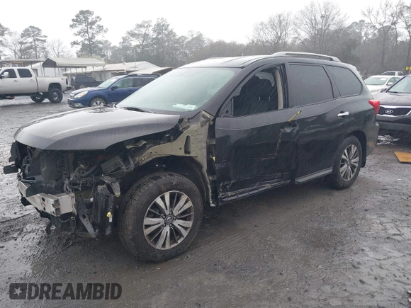 2018 Nissan Pathfinder SV with VIN 5N1DR2MN7JC652781, listed as a IAAI auction lot 41743833 with 68,469 mi miles. Bid and sale history available at carsss.com. Image 2.