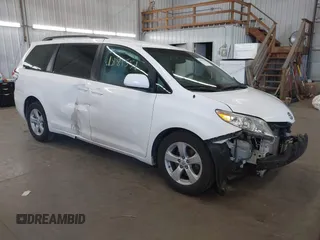 2011 Toyota Sienna LE AAS with VIN 5TDKK3DC6BS144970, listed as a IAAI auction lot 41881551 with 168,148 mi miles. Bid and sale history available at carsss.com. Image 1.
