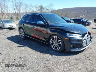 2018 Audi SQ5 Prestige with VIN WA1C4AFY7J2074309, listed as a IAAI auction lot 41803619 with 66,717 mi miles. Bid and sale history available at carsss.com. Image 1.