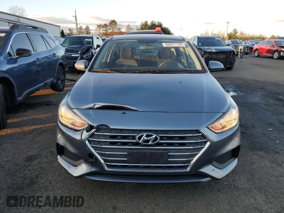 2019 Hyundai Accent SE with VIN 3KPC24A32KE070505, listed as a Copart auction lot 82677124 with 102,432 mi miles and Salvage Title. Bid and sale history available at carsss.com. Image 5.