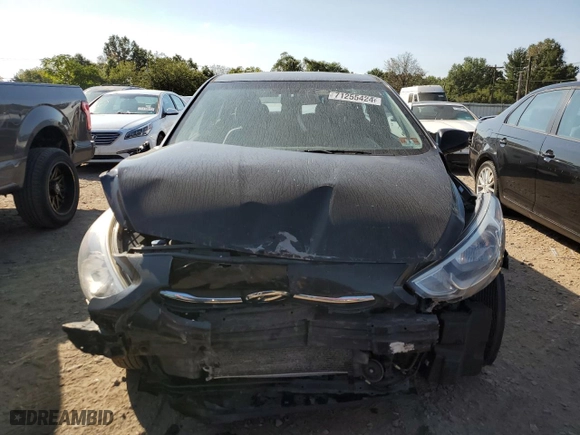 2015 Hyundai Accent GS with VIN KMHCT5AE7FU215996, listed as a Copart auction lot 71255424 with 212,160 mi miles and Salvage Title. Bid and sale history available at carsss.com. Image 5.