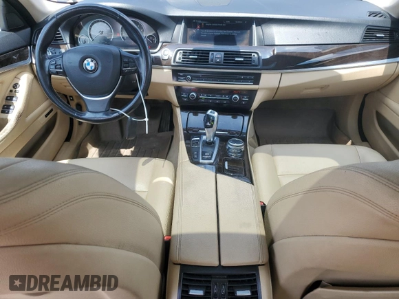 2015 BMW 5 Series 528i xDrive with VIN WBA5A7C53FD623873, listed as a Copart auction lot 54976945 with 127,565 mi miles and Clean Title. Bid and sale history available at carsss.com. Image 8.