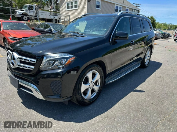 2017 Mercedes-Benz GLS 450 with VIN 4JGDF6EEXHA780761, listed as a Copart auction lot 59744285 with 133,770 mi miles and Clean title. Bid and sale history available at DreamBid. Image 1.
