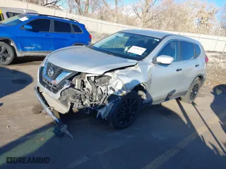 2017 Nissan Rogue SV with VIN KNMAT2MV2HP555791, listed as a IAAI auction lot 41655151 with 159,566 mi miles. Bid and sale history available at carsss.com. Image 21.