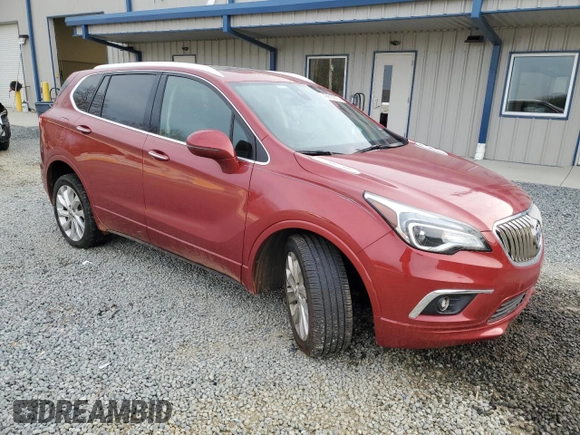 2016 Buick Envision Premium II with VIN LRBFXFSX6GD189502, listed as a Copart auction lot 43613015 with 52,425 mi miles and Salvage Title. Bid and sale history available at carsss.com. Image 4.