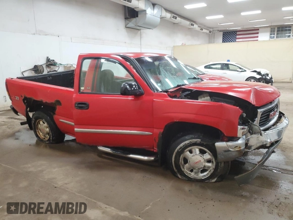 1999 GMC Sierra 1500 SLE with VIN 1GTEK14T0XZ524653, listed as a Copart auction lot 50188635 with Not Provided miles and Clean Title. Bid and sale history available at DreamBid. Image 4.