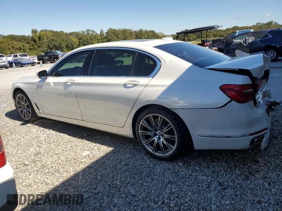 2016 BMW 7 Series 750i with VIN WBA7F0C56GGM20770, listed as a Copart auction lot 75985684 with 92,142 mi miles and Salvage Title. Bid and sale history available at carsss.com. Image 2.