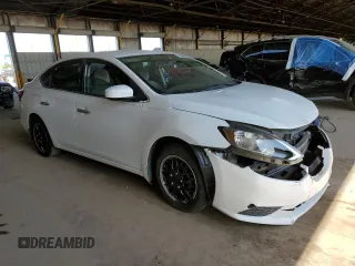 2017 Nissan Sentra S with VIN 3N1AB7AP2HY335963, listed as a Copart auction lot 52552185 with 75,119 mi miles and Salvage Title. Bid and sale history available at DreamBid. Image 4.