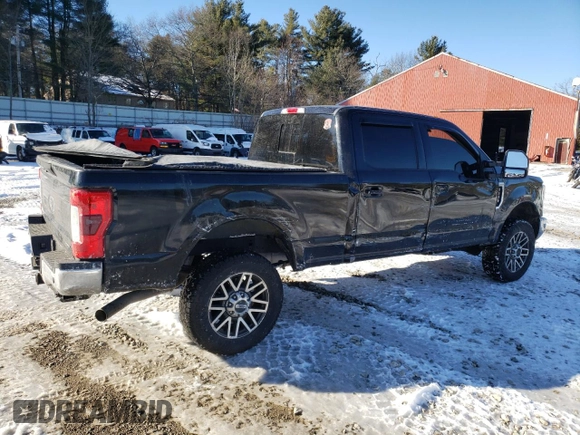 2017 Ford F-250 Lariat with VIN 1FT7W2B60HEB50599, listed as a Copart auction lot 42609595 with 102,131 mi miles and Salvage title. Bid and sale history available at DreamBid. Image 3.