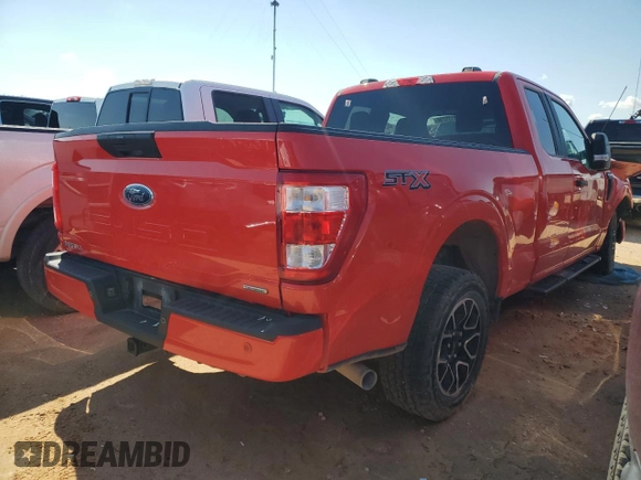 2022 Ford F-150 XL with VIN 1FTEX1CP1NKF06416, listed as a Copart auction lot 86131254 with Not provided miles and Salvage title. Bid and sale history available at DreamBid. Image 3.