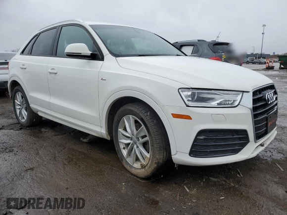 2018 Audi Q3 Premium with VIN WA1ECCFS7JR004870, listed as a Copart auction lot 50010545 with 232,924 mi miles and Clean title. Bid and sale history available at DreamBid. Image 4.