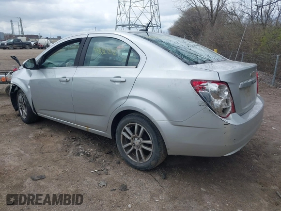 2012 Chevrolet Sonic LT with VIN 1G1JC5SH1C4136526, listed as a IAAI auction lot 41880812 with 169,587 mi miles and . Bid and sale history available at DreamBid. Image 3.