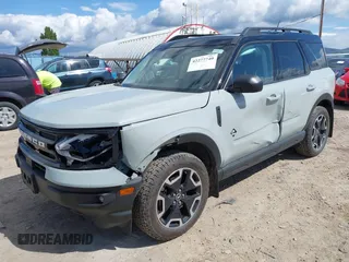 2021 Ford Bronco Sport Outer Banks with VIN 3FMCR9C66MRA28992, listed as a IAAI auction lot 42277740 with 57,704 mi miles and . Bid and sale history available at DreamBid. Image 17.