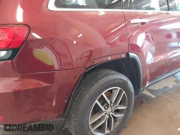 2017 Jeep Grand Cherokee Limited z VIN 1C4RJEBG5HC795116, wystawiony jako IAAI lot #41096233 z przebiegiem 162 829 mil mil oraz . Historia ofert i sprzedaży dostępna na DreamBid. Obrazek 19.