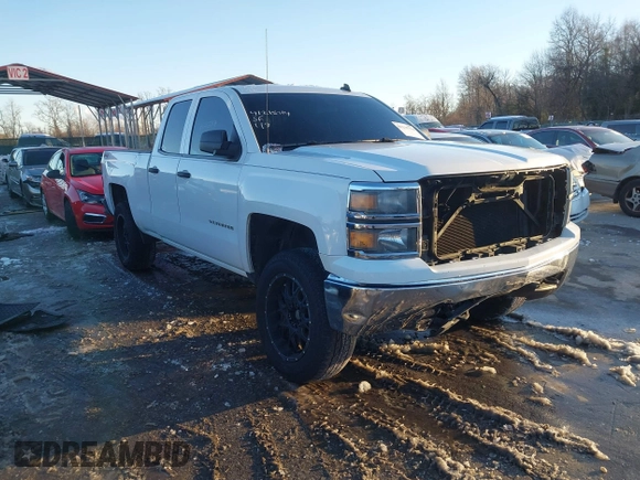 2014 Chevrolet Silverado 1500 LT with VIN 1GCVKREH4EZ148979, listed as a IAAI auction lot 41215714 with 193,710 mi miles and . Bid and sale history available at DreamBid. Image 1.