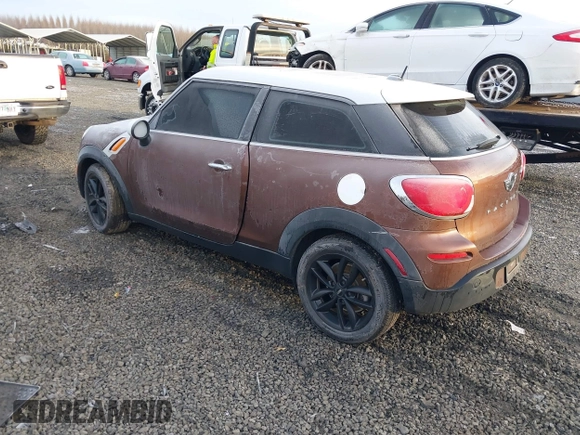 2014 MINI Paceman z VIN WMWSS1C58EWN94368, wystawiony jako IAAI lot #41377194 z przebiegiem 56 897 mil mil oraz . Historia ofert i sprzedaży dostępna na DreamBid. Obrazek 3.