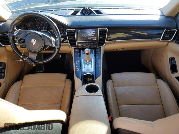 2016 Porsche Panamera 4 with VIN WP0AA2A79GL002671, listed as a Copart auction lot 87905645 with 96,048 mi miles and Salvage title. Bid and sale history available at DreamBid. Image 8.