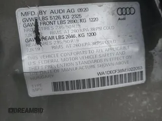 2021 Audi Q3 S line Premium with VIN WA1DECF38M1022053, listed as a Copart auction lot 47713663 with 17,545 mi miles. Bid and sale history available at carsss.com. Image 13.